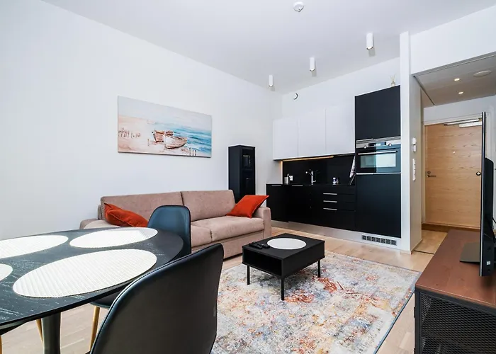 26Th Floor Helsinki High Point 1 Bdr Apartment With City View
